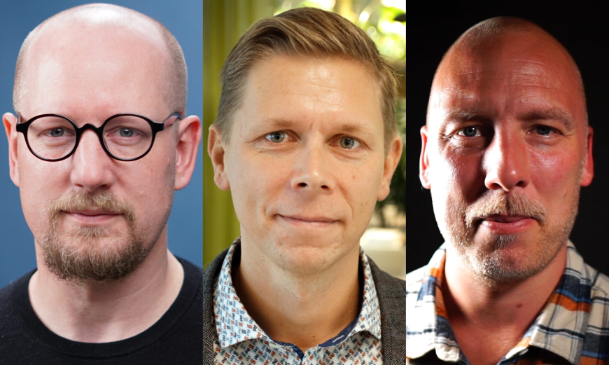 Carl Heath, RISE, Adrian Solitander, Digg och Jonas Södergren, JobTech Development.